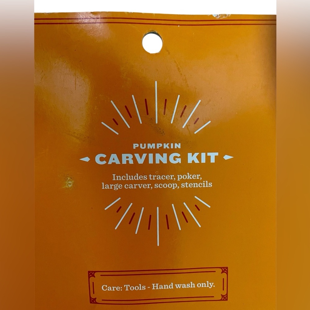Hyde & EEK! 8 Stencils Pumpkin Carving Kit - 4 Tools - Picture 7 of 7